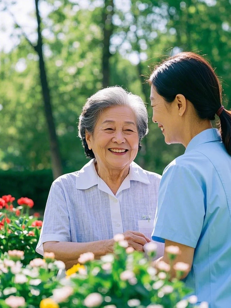 持证上岗的照顾老人自理阿姨，守护父母健康与幸福